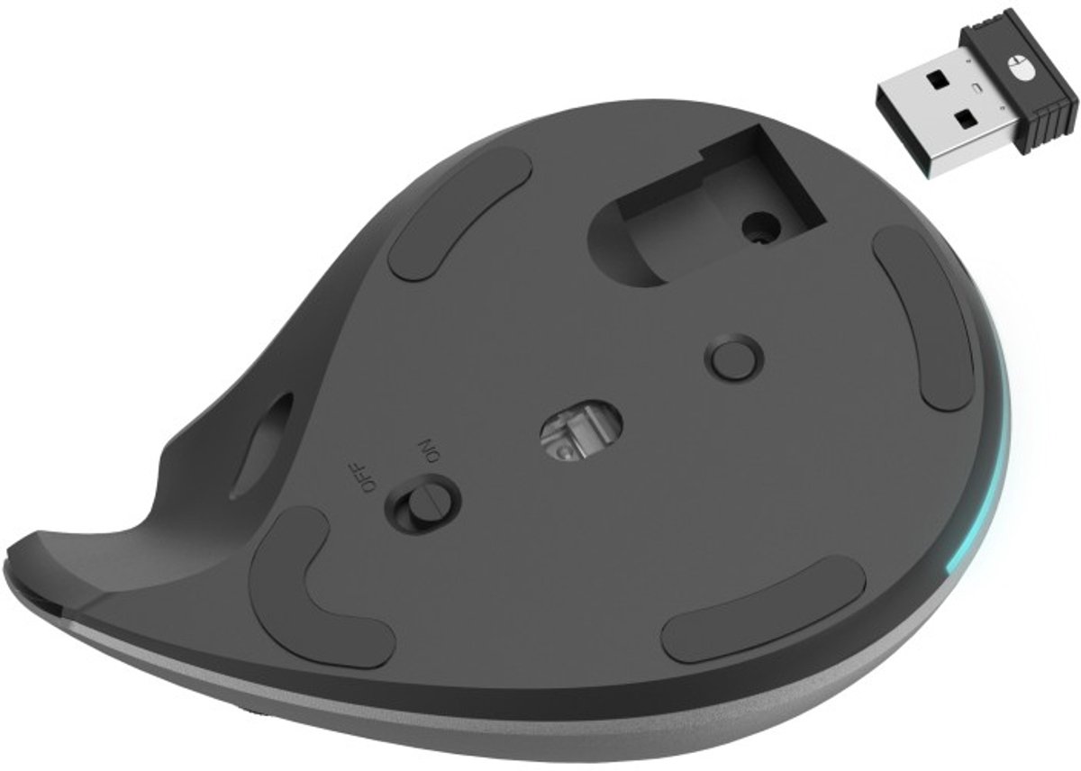 Hama ewm 700 draadloze ergonomische 3 orig - Hama Ewm-700 - Draadloze Ergonomische Muis - 8 Knoppen - 2.4 GHz Rf Bt