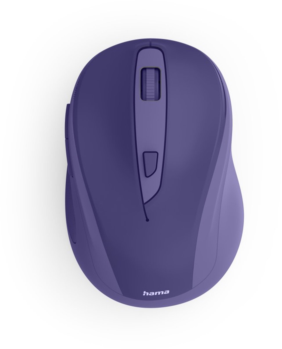 Hama Hama Wm-400 - Optische Draadloze Muis - 6 Knoppen - 2.4 Ghz Rf - Stil - Blauw