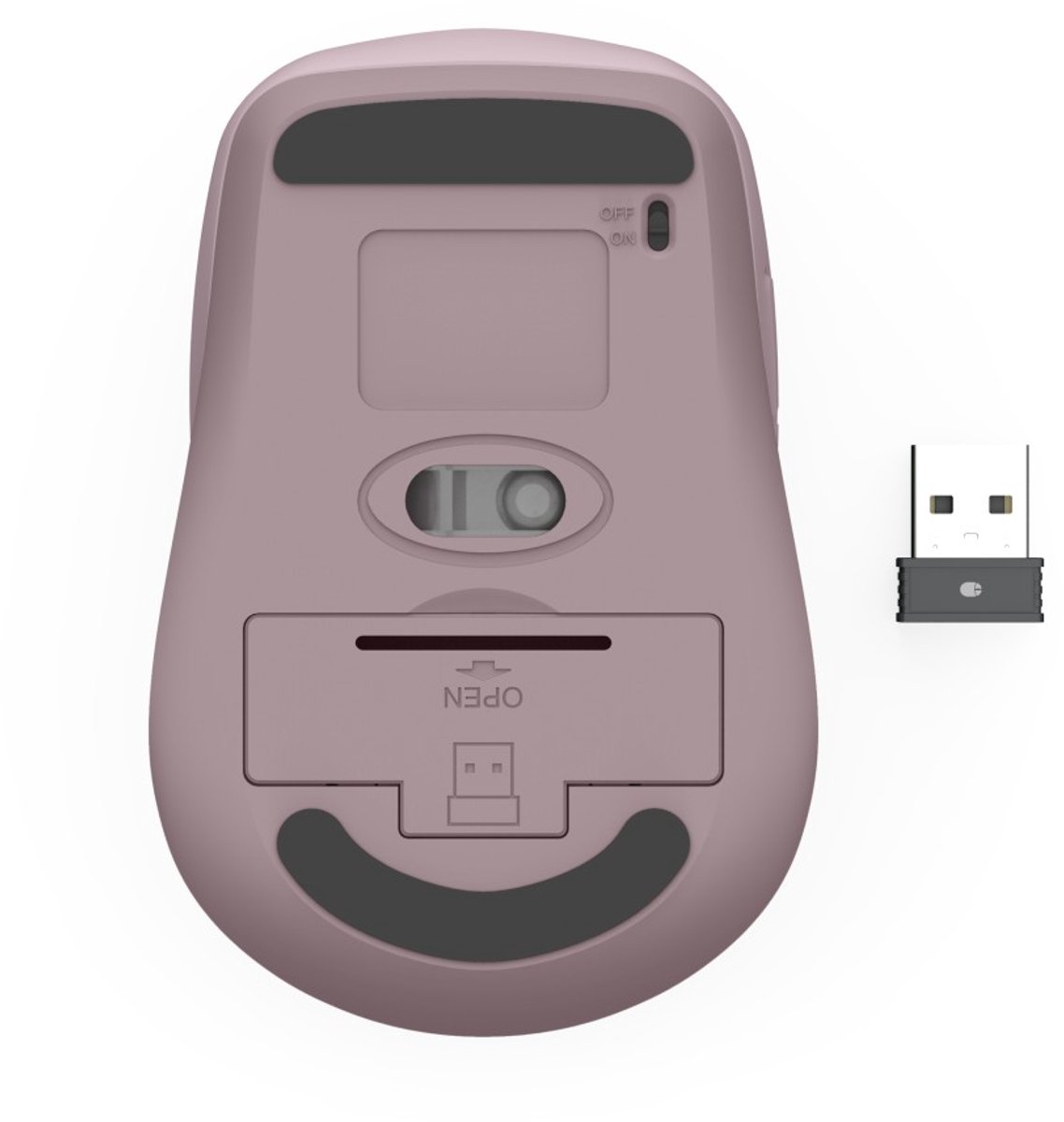 Hama Wm-450 - Optische Draadloze Muis - 7 Knoppen - 2.4 Ghz Rf & Bt - Stil - - afbeelding 4