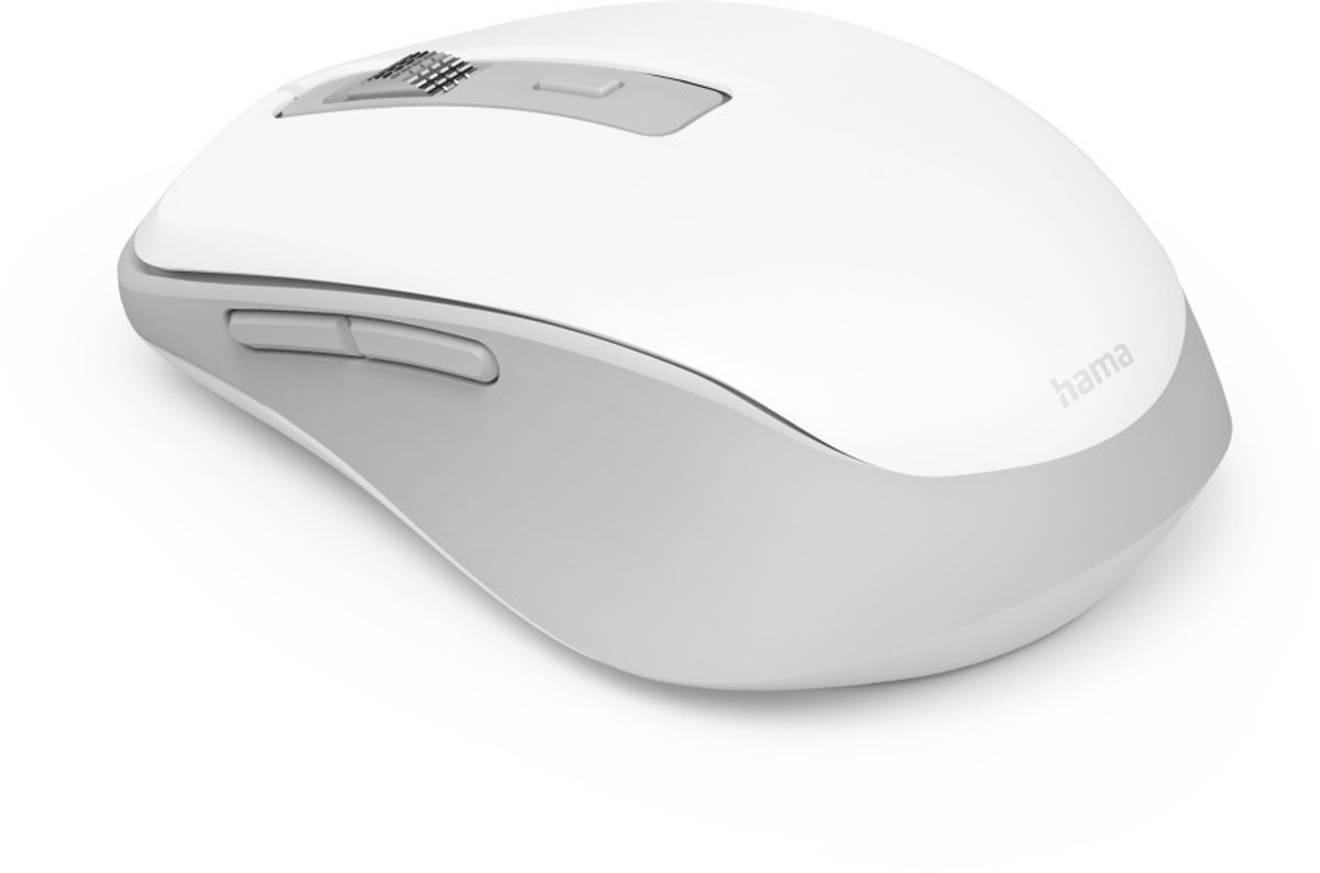 Hama Wm-450 - Optische Draadloze Muis - 7 Knoppen - 2.4 Ghz Rf & Bt - Stil - Wit - afbeelding 3
