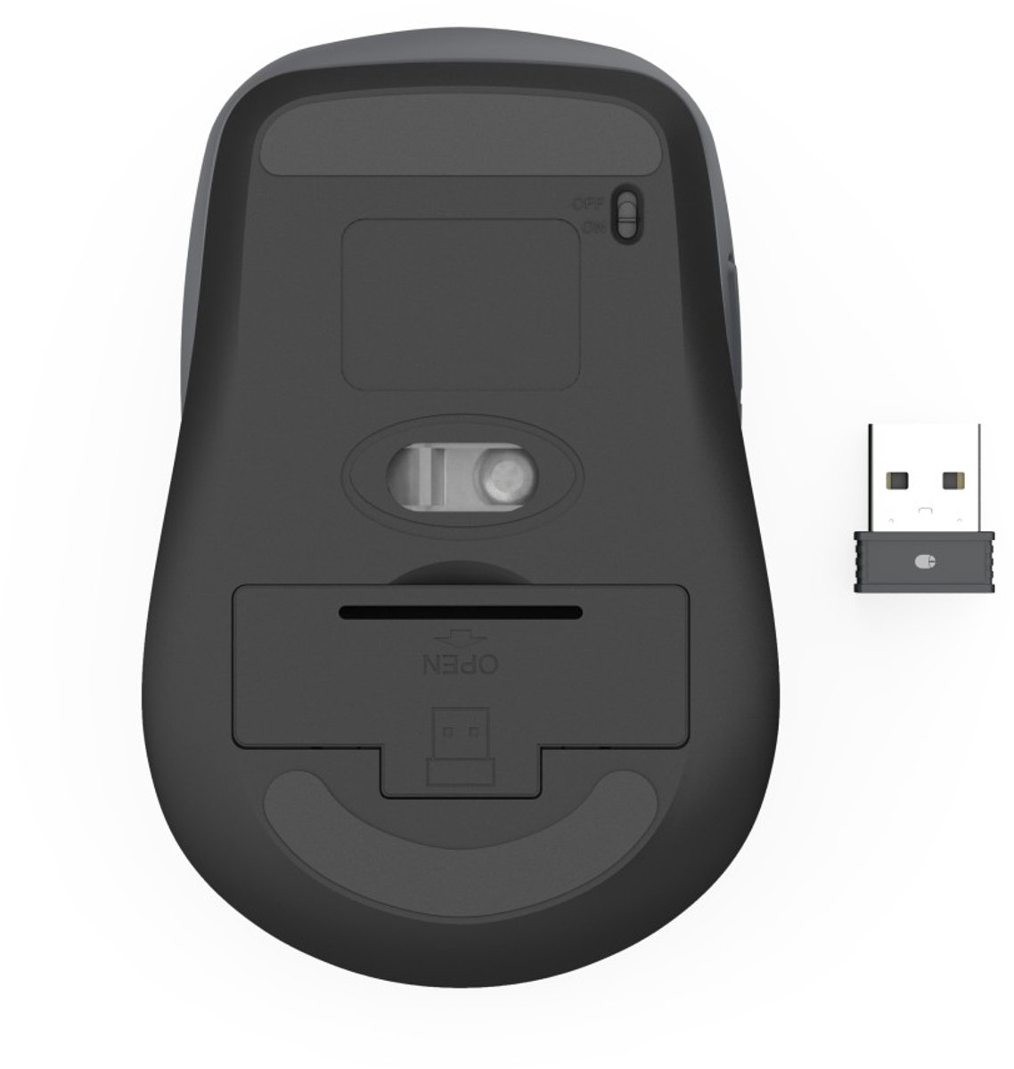 Hama Wm-450 - Optische Draadloze Muis - 7 Knoppen - 2.4 Ghz Rf & Bt - Stil - - afbeelding 5