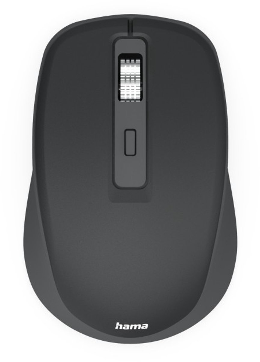 Hama Hama Wm-450 - Optische Draadloze Muis - 7 Knoppen - 2.4 Ghz Rf & Bt - Stil - Zwart