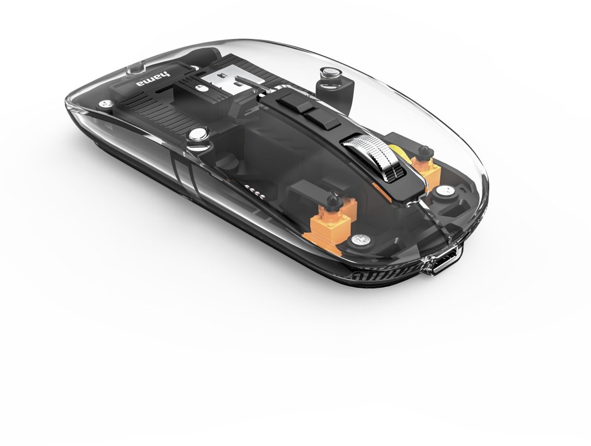 Hama Wm-600 - Optische Draadloze Muis - 6 Knoppen - 2.4 Ghz Rf & Bt - Stil - - afbeelding 6