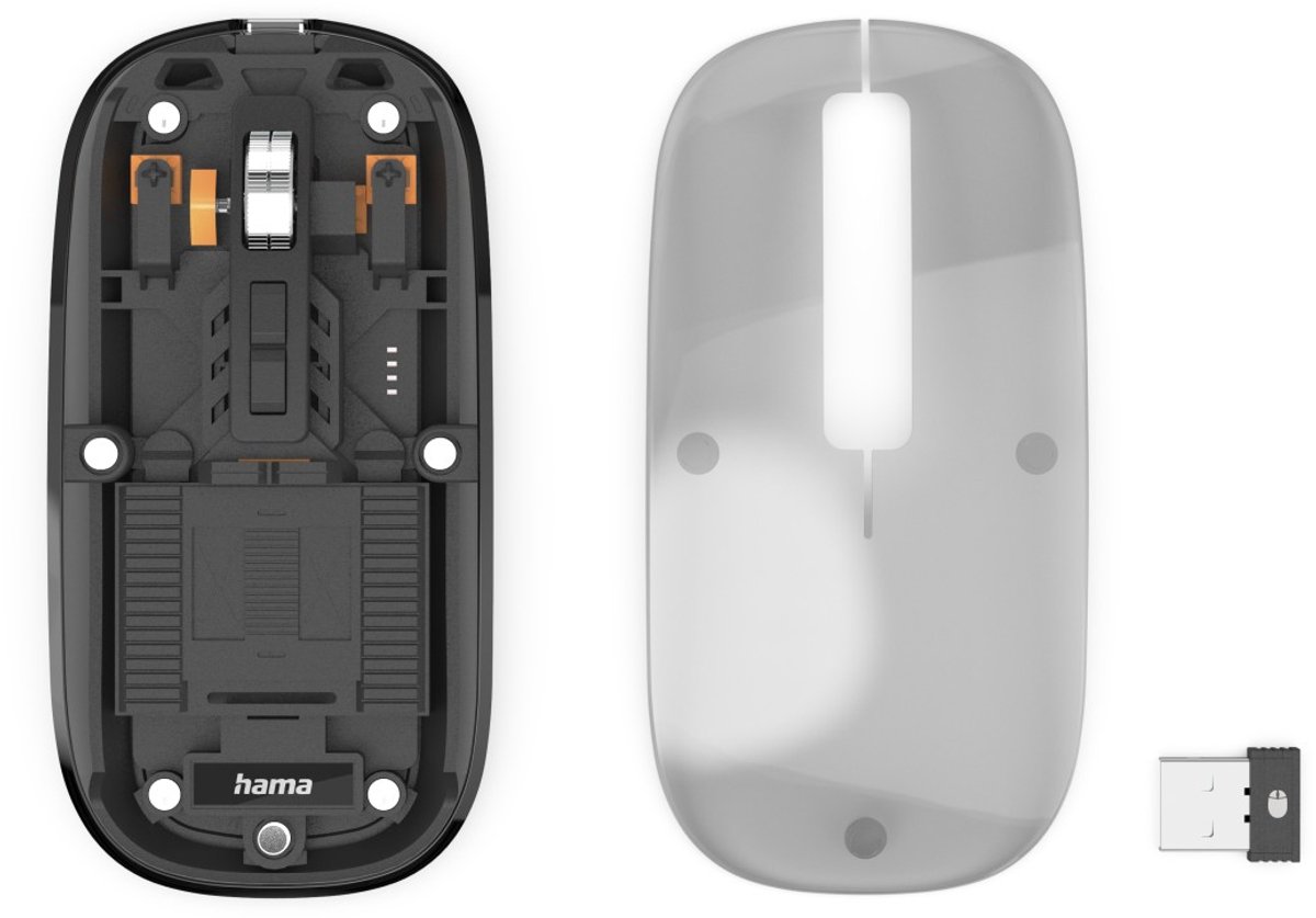 Hama Wm-600 - Optische Draadloze Muis - 6 Knoppen - 2.4 Ghz Rf & Bt - Stil - - afbeelding 7