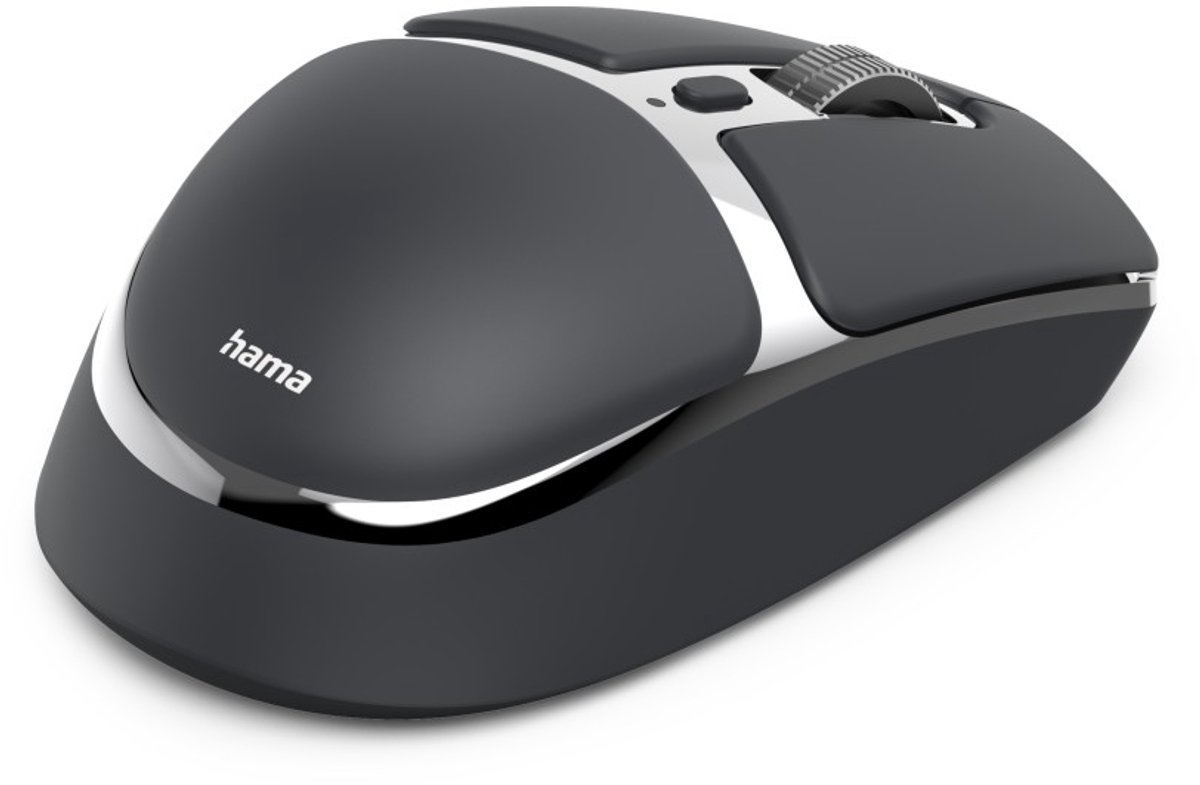 Hama Wm-800 - Optische Draadloze Muis - 8 Knoppen - 2.4 Ghz Rf & Bt - Stil - - afbeelding 3