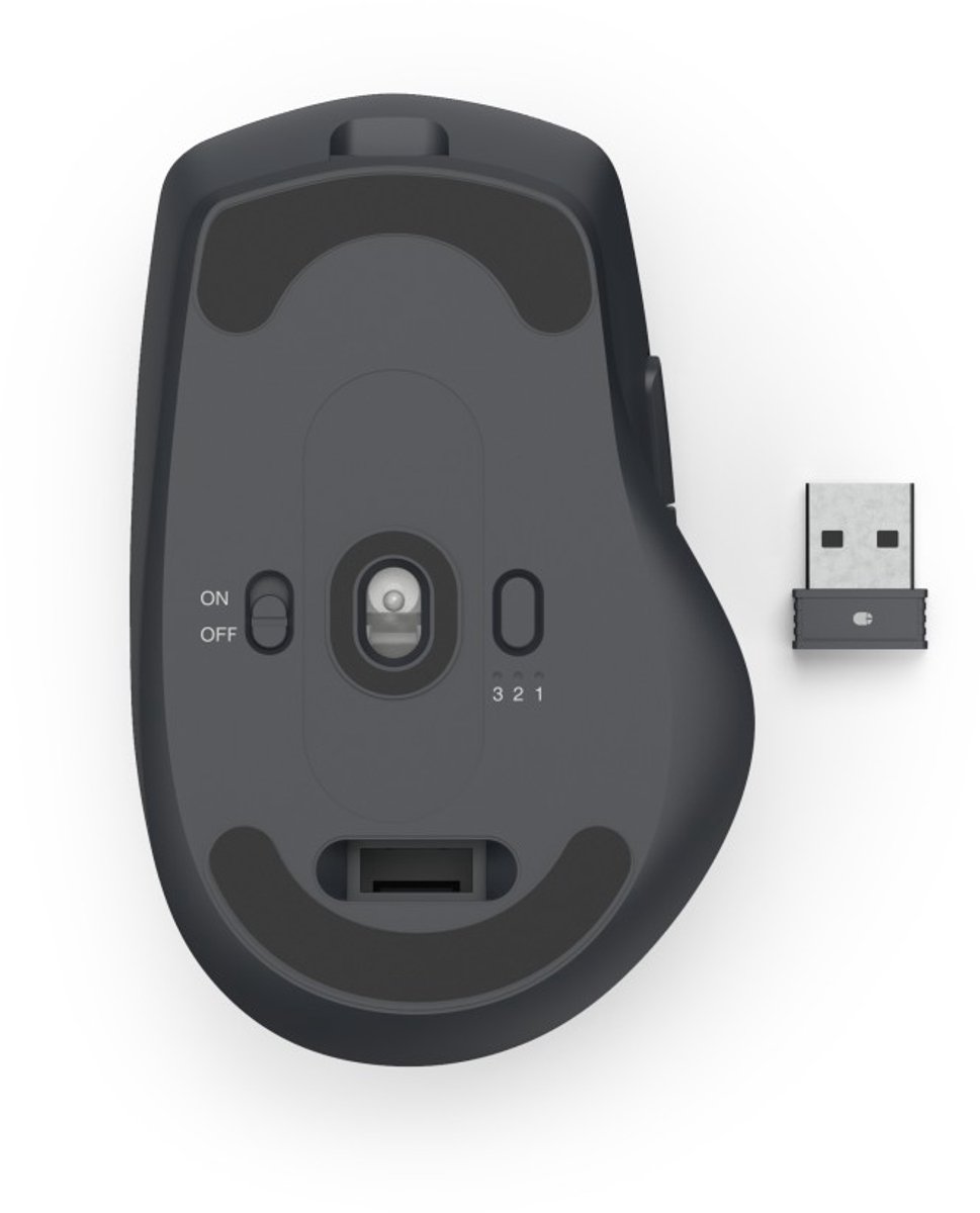 Hama Wm-800 - Optische Draadloze Muis - 8 Knoppen - 2.4 Ghz Rf & Bt - Stil - - afbeelding 4