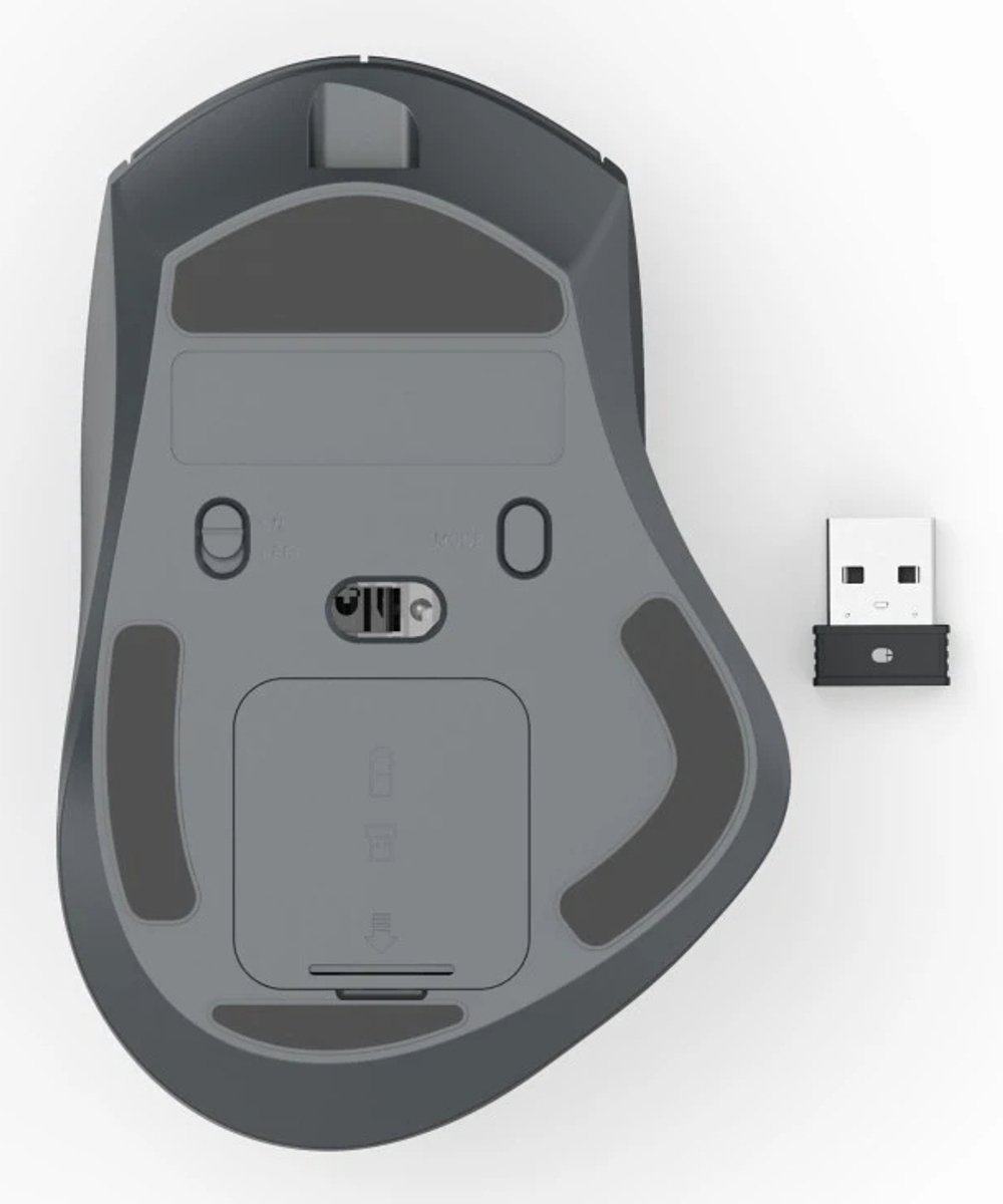 Hama Wm-900 - Optische Draadloze Muis - 10 Knoppen - 2.4 Ghz Rf & Bt - Stil - - afbeelding 2