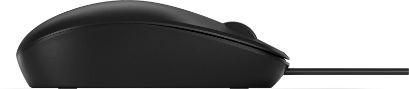 Hp 125 muis met kabel zwart recht 2 orig - HP 125 Wired Muis