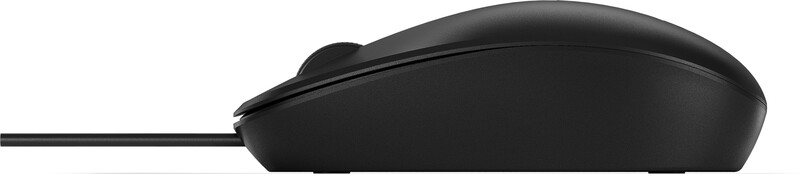 Hp 125 muis met kabel zwart recht 4 orig - HP 125 Wired Muis