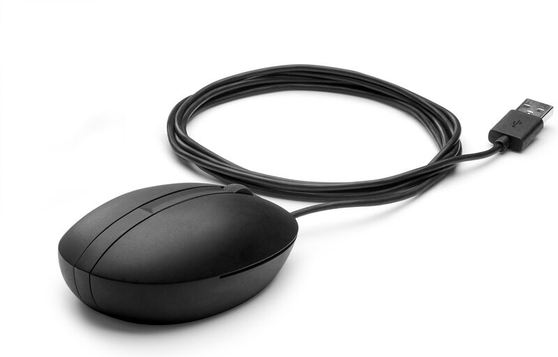 Hp 320m muis in zwart 2 orig - HP Wired Desktop 320M Mouse