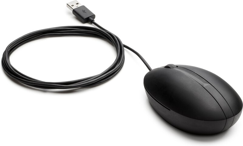 Hp 320m muis in zwart 3 orig - HP Wired Desktop 320M Mouse