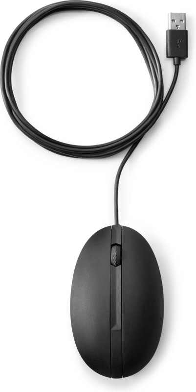 Hp 320m muis in zwart - HP Wired Desktop 320M Mouse