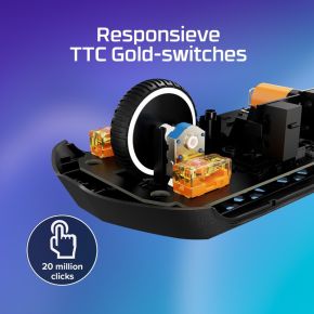 HyperX Pulsefire Haste 2 Core Wireless Gaming Muis - afbeelding 7