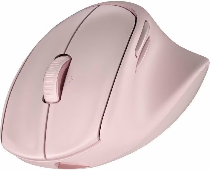 Hp tilt ergonomische muis 720m dr 775044 2 orig - HP Tilt Ergonomic Pink Muis 720M
