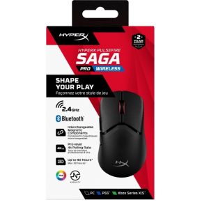 Pulsefire Saga Pro draadloze gaming muis (zwart) - afbeelding 5