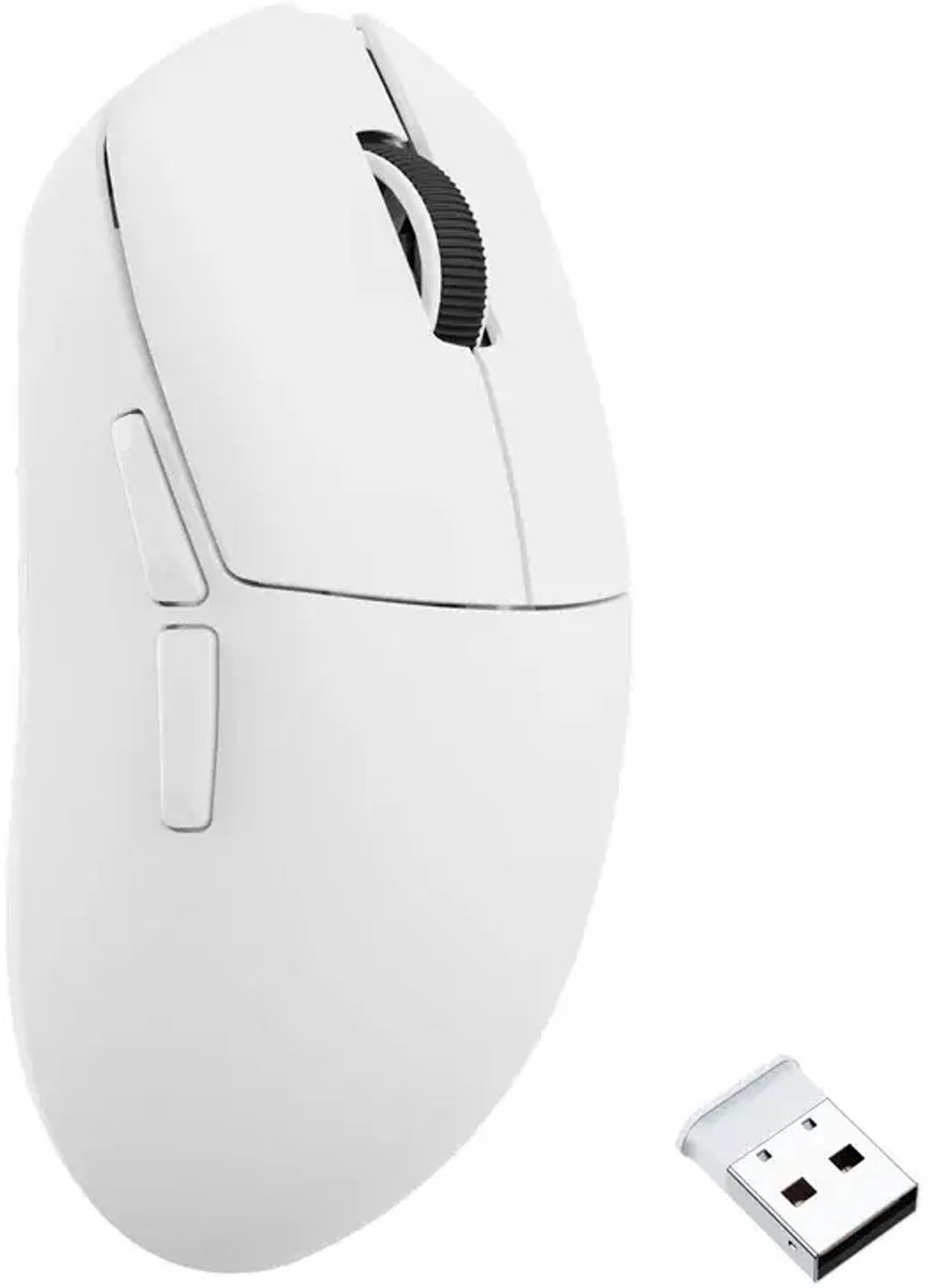 Keychron Keychron Lemokey G1 Draadloze 8K Gaming Muis Wit