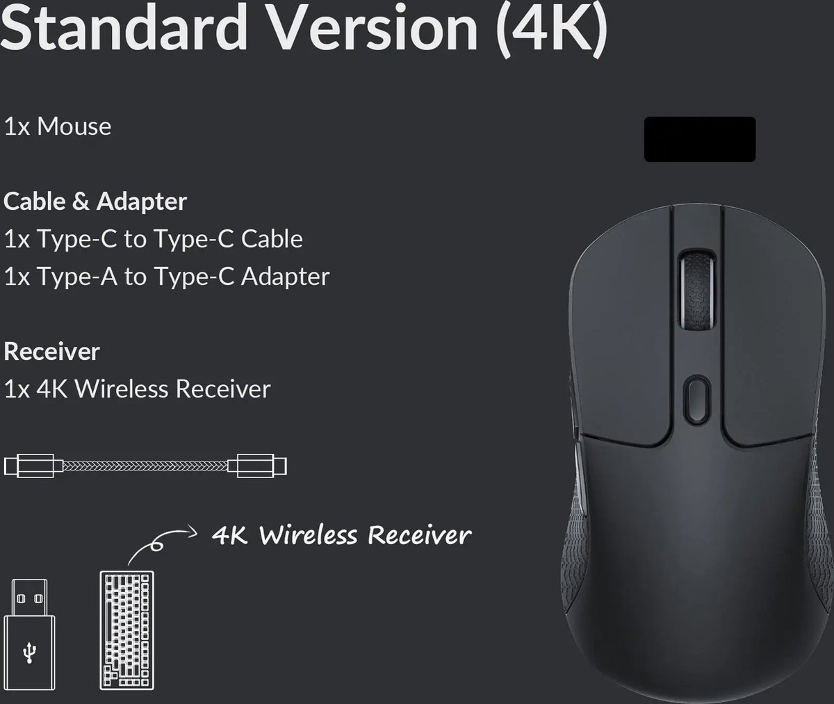 Keychron - M3-A4 - Computermuis - afbeelding 3