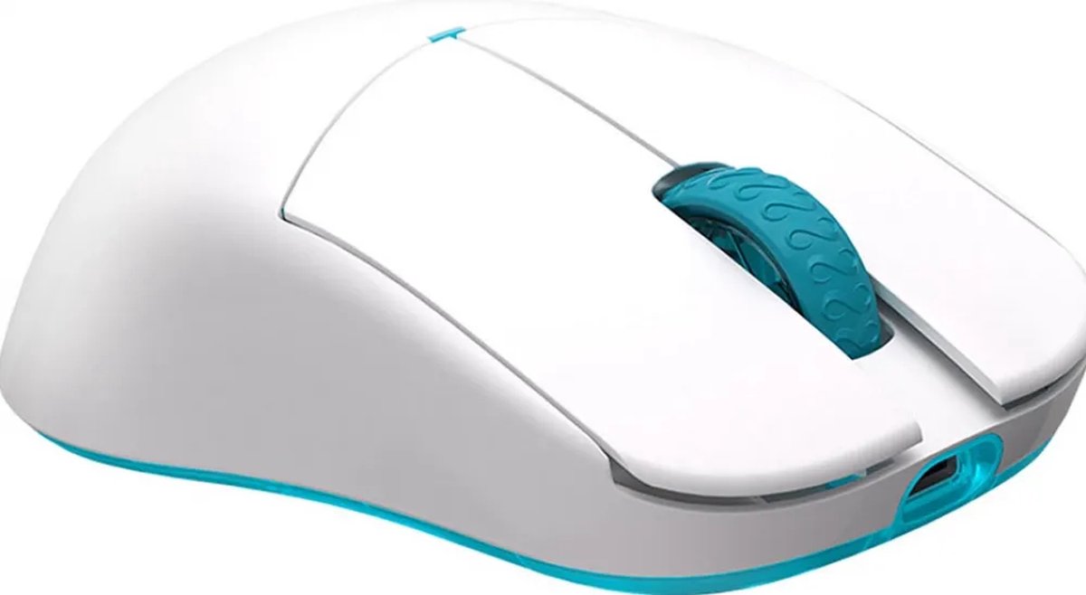 Lamzu Atlantis Mini Pro Polar White - Muis Bedraad & Draadloos - Pixart Paw3395 - afbeelding 4