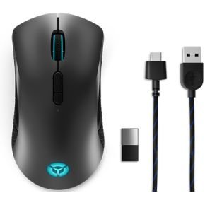 Lenovo Lenovo Legion M600 Wireless Gaming Muis Ambidextrous Rf Wireless + Bluetooth + Usb Type-A Optisch 16000 Dpi