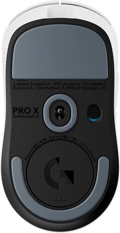 Logitech g logitech g pro x superlight 2c 1993676 6 orig - Logitech G PRO X SUPERLIGHT 2c - 8K Polling - White Muis (White)