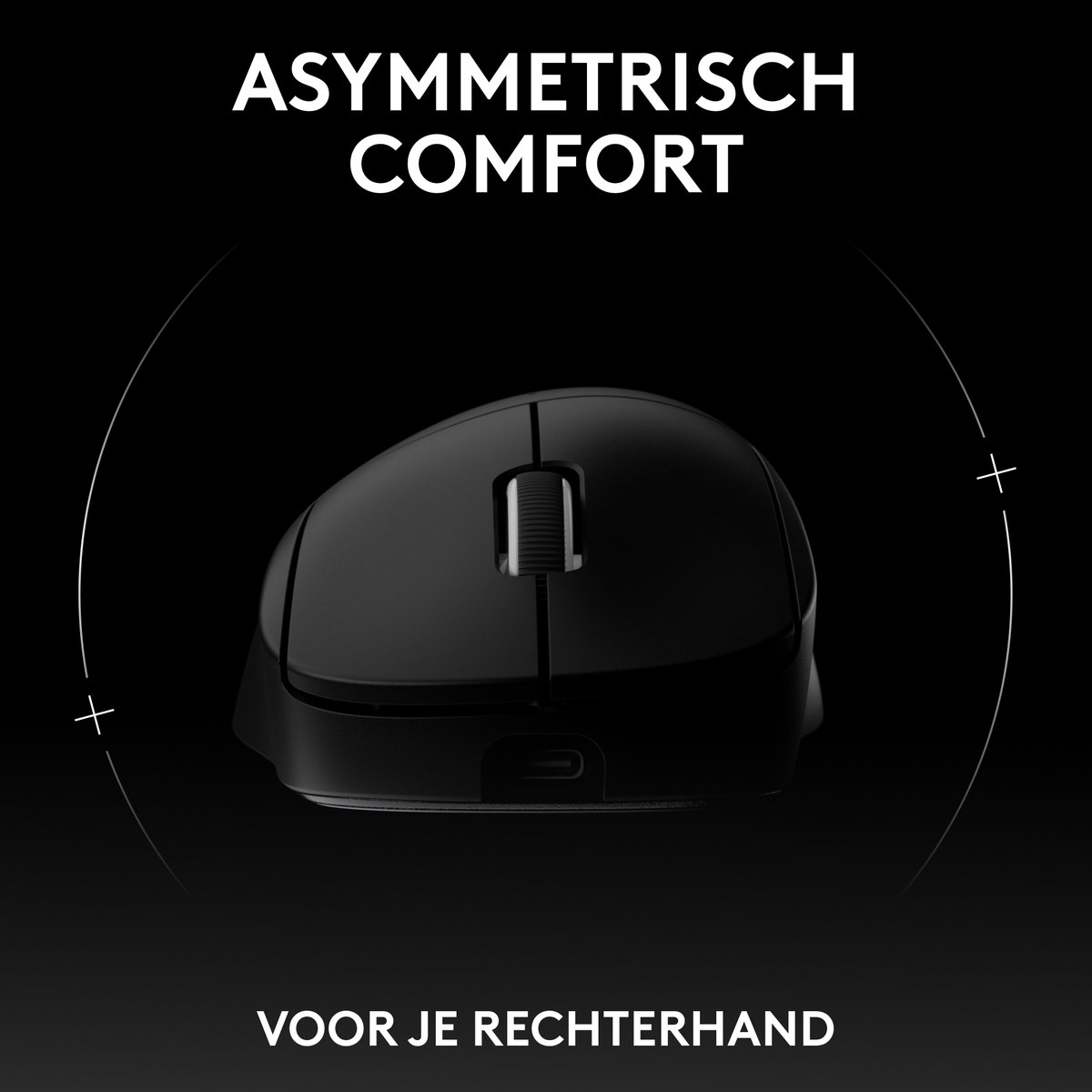 Logitech G Pro X Superlight 2 Dex - Draadloze Gaming Muis - Lightspeed - Zwart - afbeelding 3