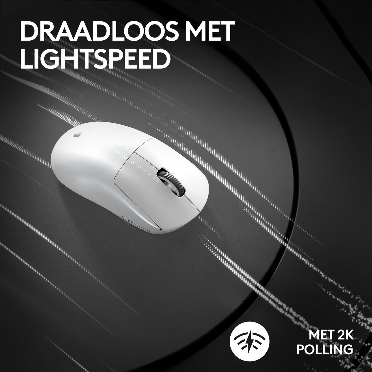 Logitech G Pro X Superlight 2 - Draadloze Gaming Muis - Lightspeed - Wit - afbeelding 7