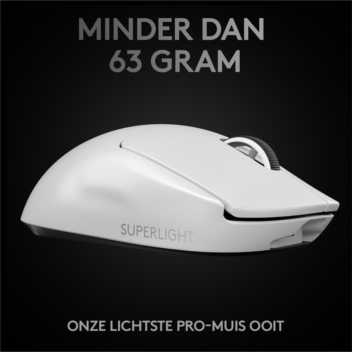 Logitech G Pro X Superlight - Draadloze Gaming En Esports Muis - Wit - afbeelding 4