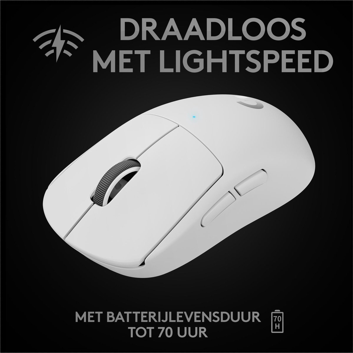 Logitech G Pro X Superlight - Draadloze Gaming En Esports Muis - Wit - afbeelding 5