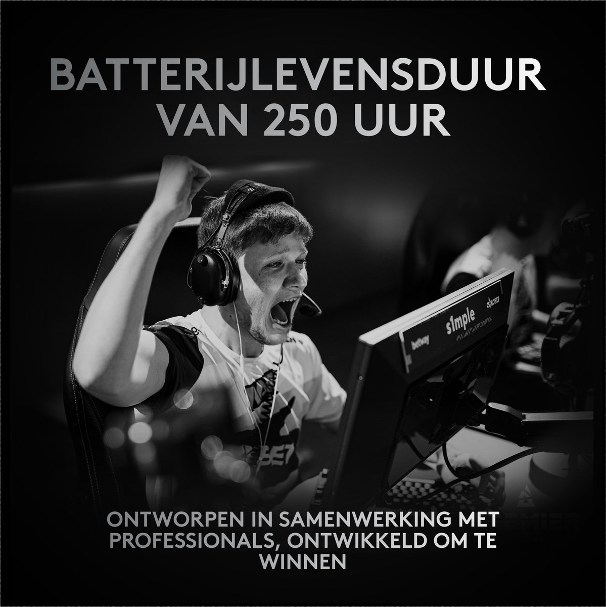 Logitech G Pro X Superlight - Draadloze Esports Gaming Muis - Rood - afbeelding 3