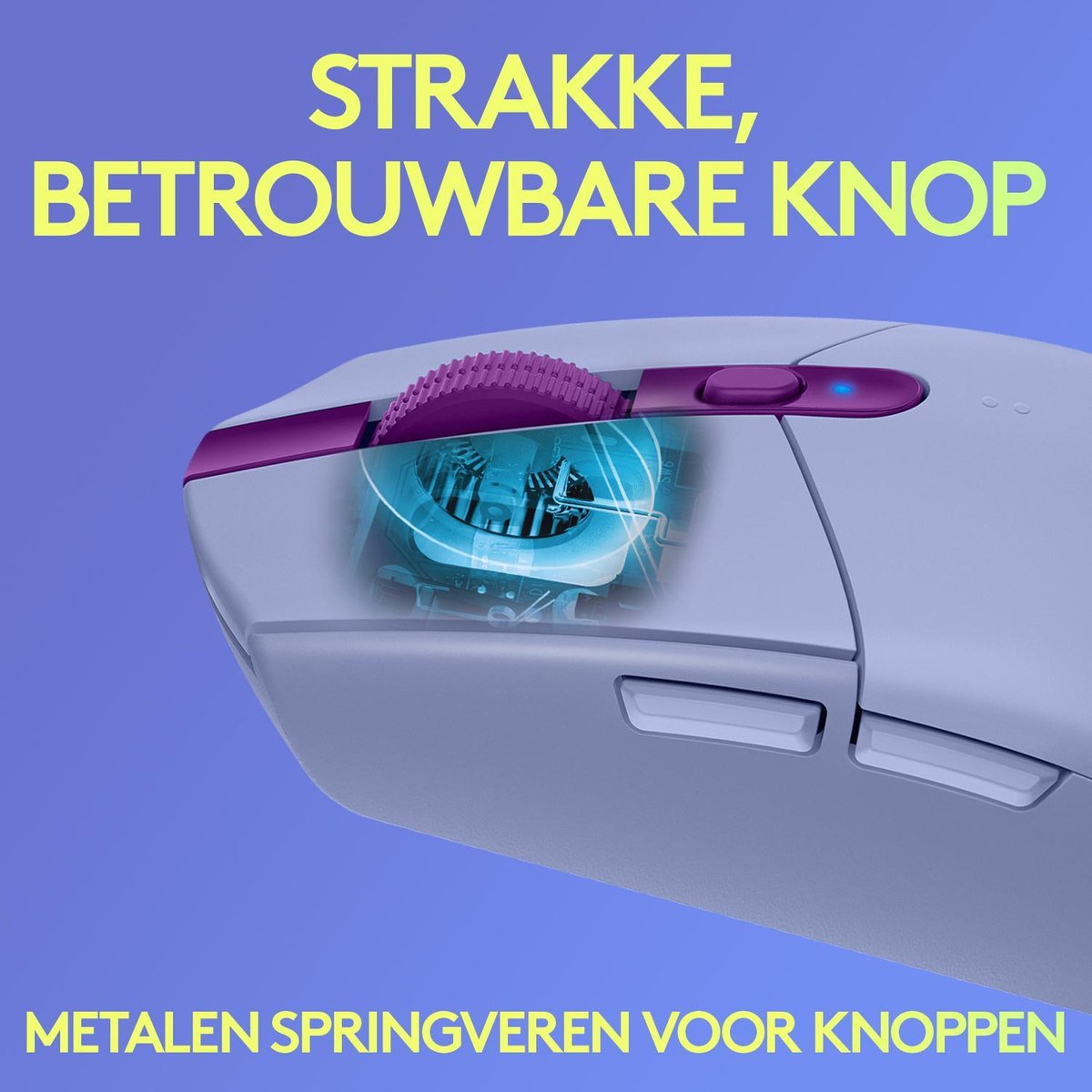 Logitech G305 Hero Lightspeed - Draadloze Gaming Muis - Lila - afbeelding 5