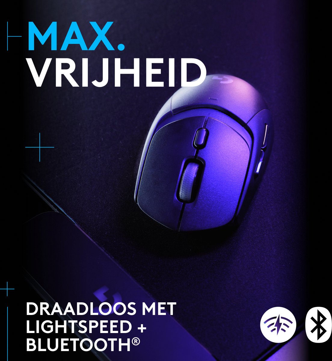 Logitech G309 Lightspeed - Draadloze Gaming Muis - Zwart - afbeelding 3