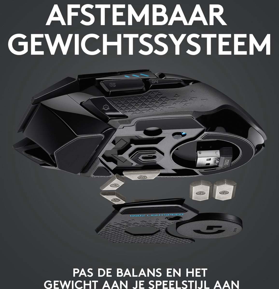 G502 LIGHTSPEED Wireless Gaming Mouse - afbeelding 10