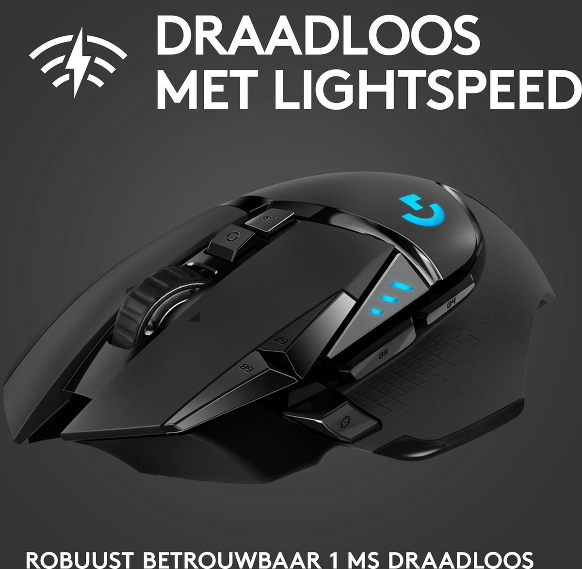 G502 LIGHTSPEED Wireless Gaming Mouse - afbeelding 4