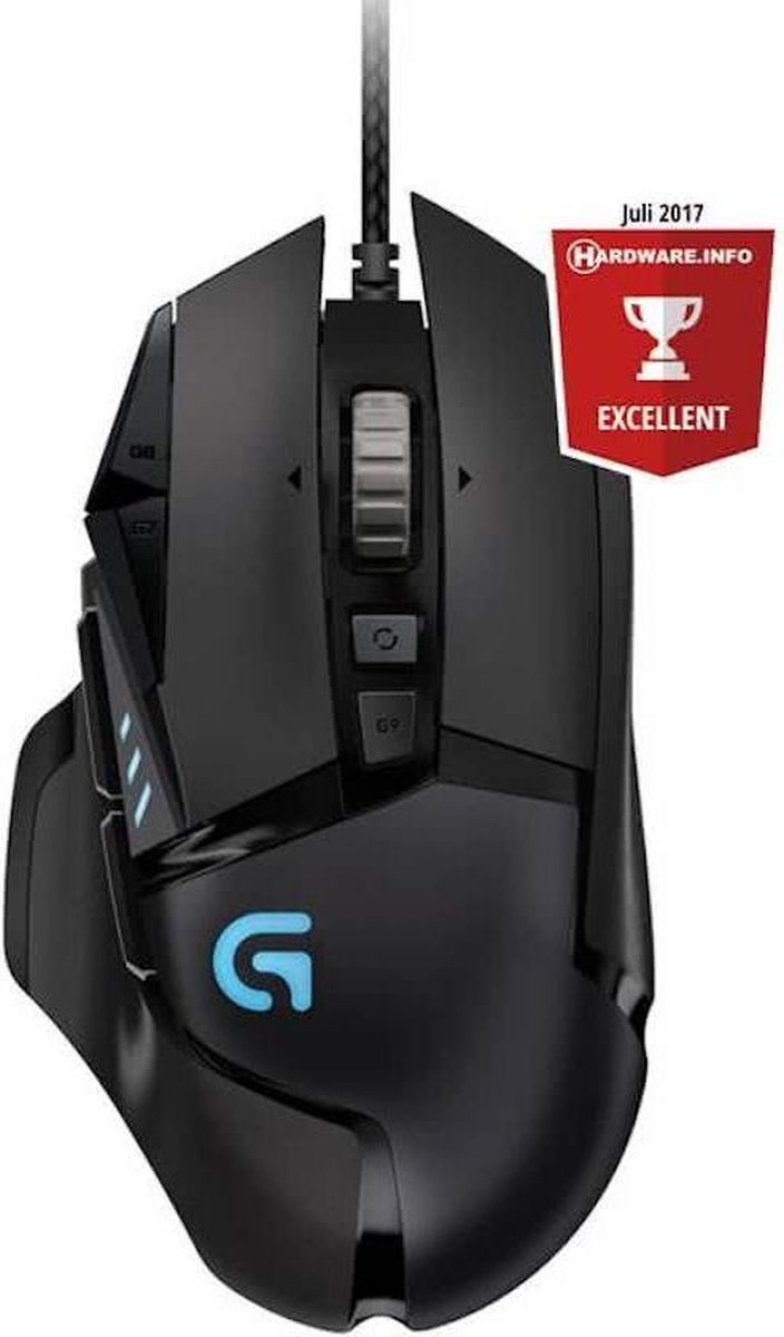 Logitech G502 Proteus Spectrum muis - afbeelding 4