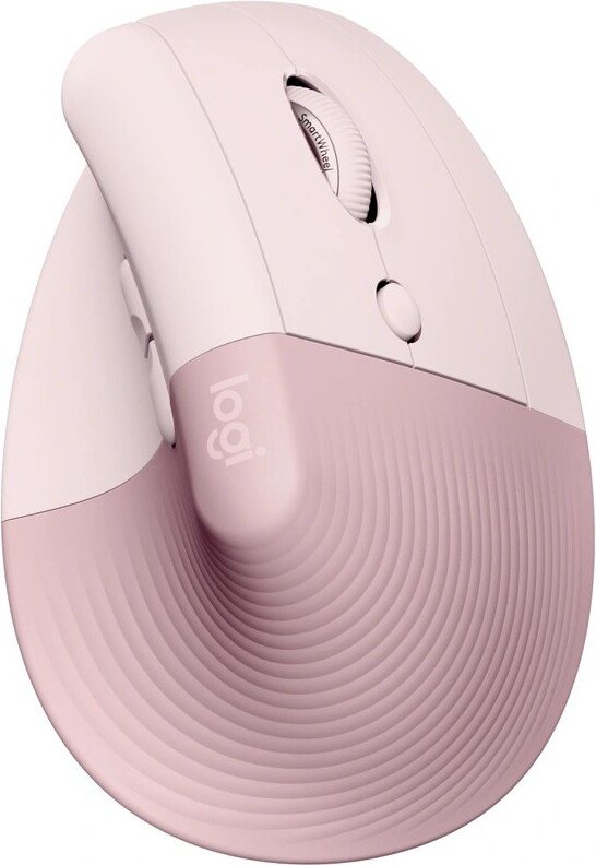 Logitech lift verticale ergonomische mu 775341 - Logitech Lift Vertical Ergonomic Muis Rose