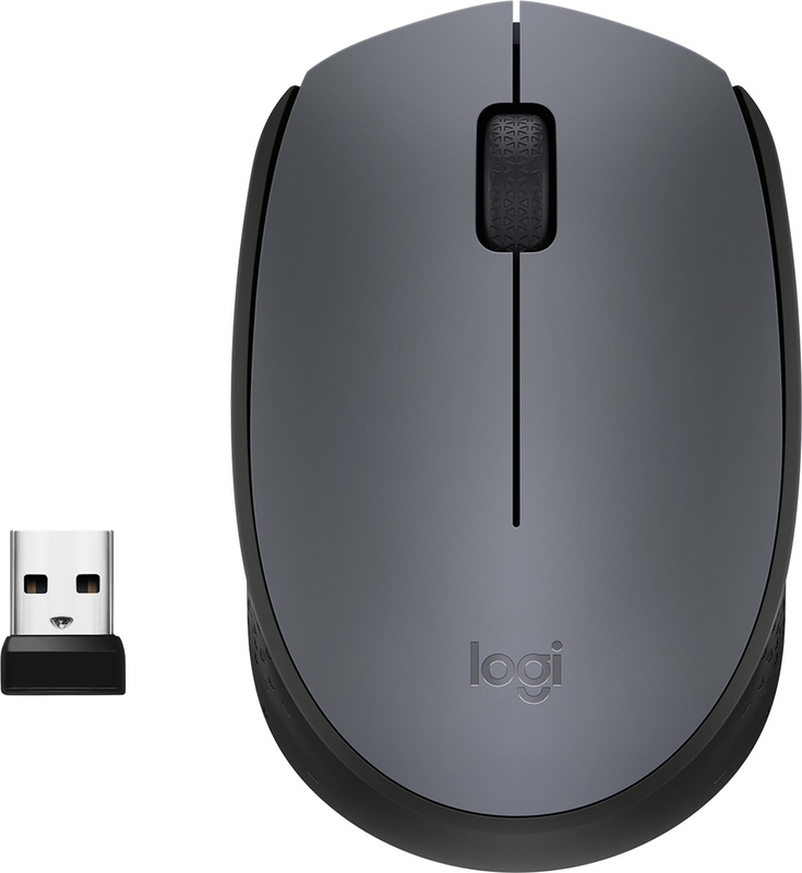 Logitech m170 draadloze muis geschikt v 4 orig - Logitech M170 Grijs Draadloze Muis