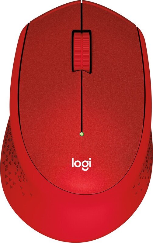 Logitech m330 silent plus draadloze mui 775382 - Logitech Muis M330 Silent Plus Rood