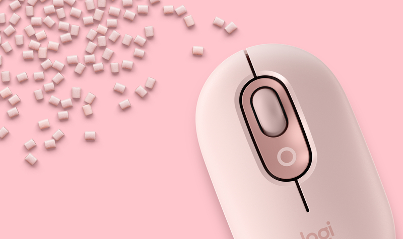 Logitech pop draadloze muis 775400 3 orig - Logitech Pop Muis (Pink)