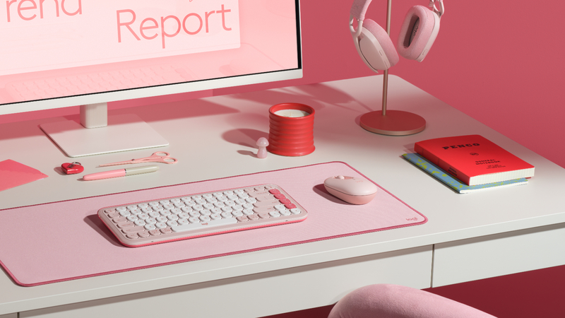 Logitech pop draadloze muis 775400 4 orig - Logitech Pop Muis (Pink)