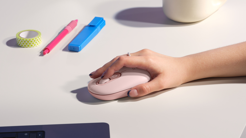 Logitech pop draadloze muis 775400 5 orig - Logitech Pop Muis (Pink)