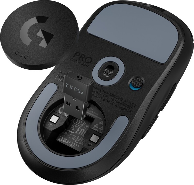 Logitech pro x superlight 2 wireless mu 775475 4 orig - Logitech G PRO X Superlight 2 Zwart Draadloze Gaming Muis