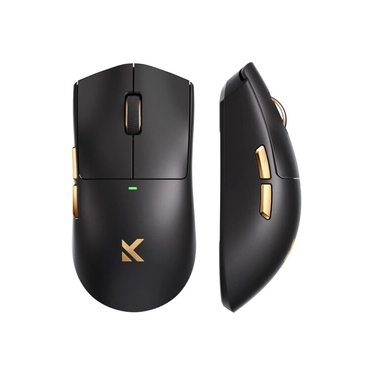K7 Ultra Tri-mode Draadloze Gaming Muis met PAW3950 Optische Sensor, 8K Polling Rate en 59g Gewicht (Zwart)