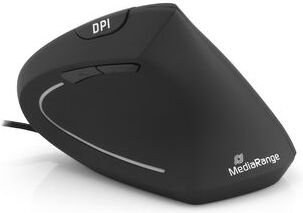 Mediarange mros230 muis kantoor rechtshan - MediaRange Wired Optical 6-Button Ergonomic Vertical Mouse