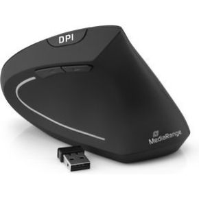 Wireless Vertical Rechtshänder, zwart muis - afbeelding 3