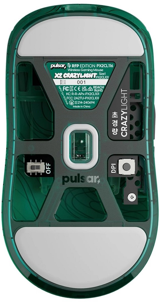 Pulsar Crazylight X2 Randomfrankp - Mini muis - afbeelding 3