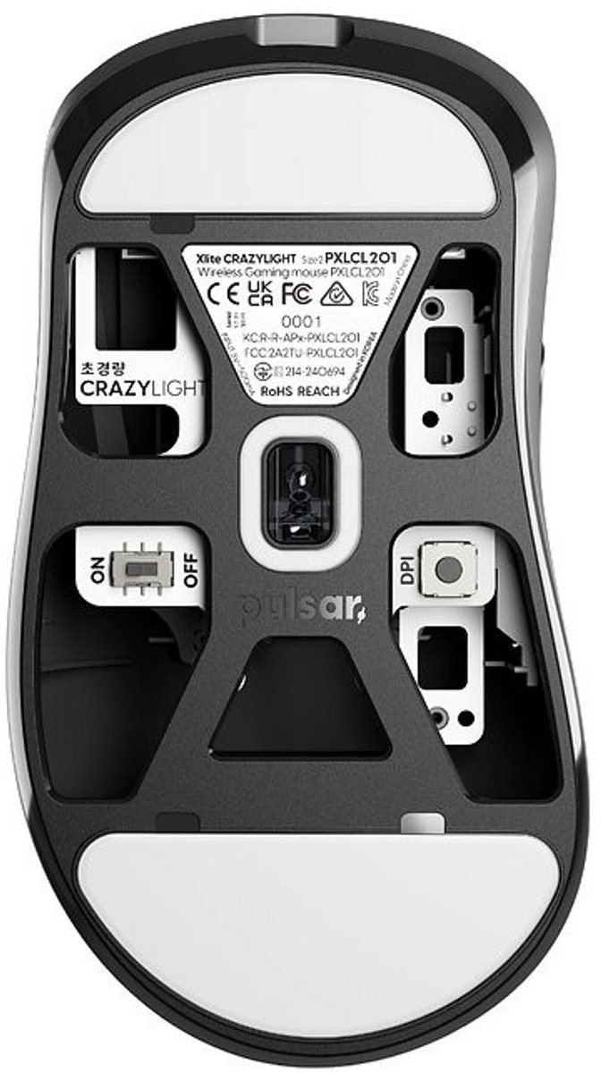 Xlite CrazyLight Medium Wireless Gaming Mouse - afbeelding 2