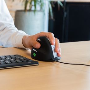 R-Go HE Mouse, Ergonomisch muis, Large (Handlengte boven de 185mm), Linkshandig, bedraad - afbeelding 5
