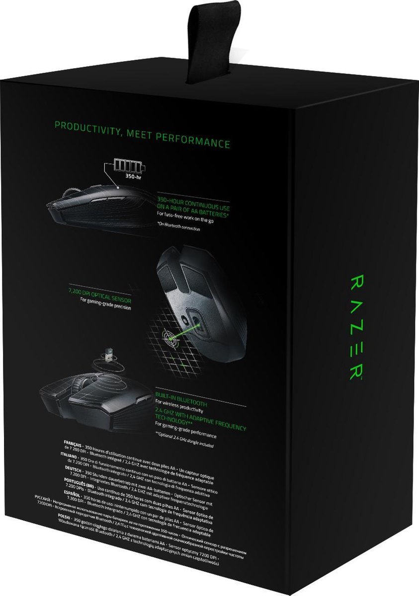 Razer Atheris Mobile Gaming Mouse - Zwart - afbeelding 4