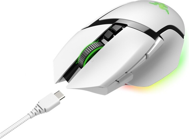 Razer basilisk v3 pro wit draadloze 2 orig - Razer Basilisk V3 Pro - White