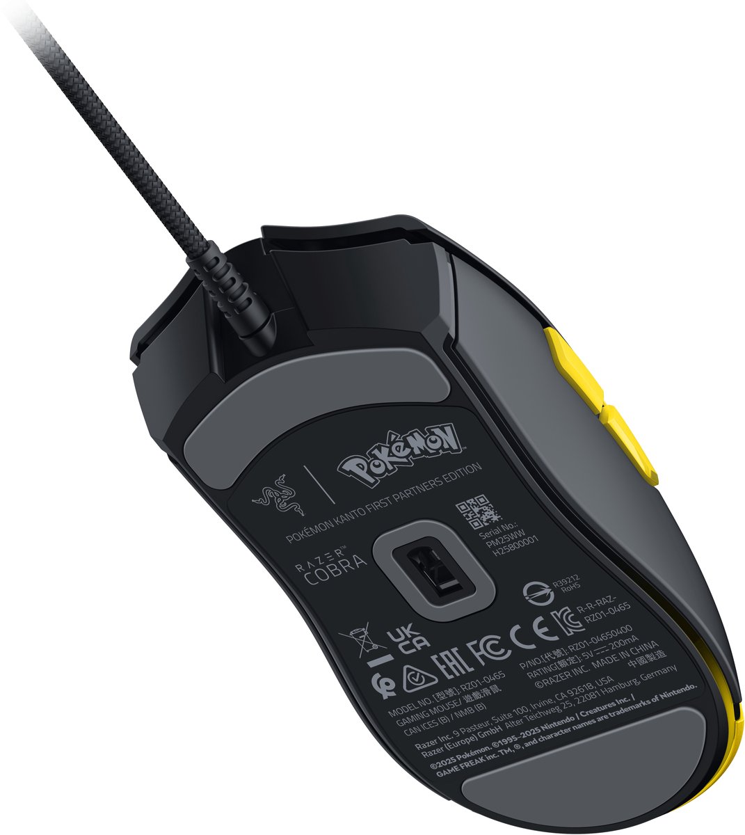 Razer Cobra - Gaming Muis - Rgb - 8.500 Dpi - Ultra Licht - Pokémon Kanto - afbeelding 5